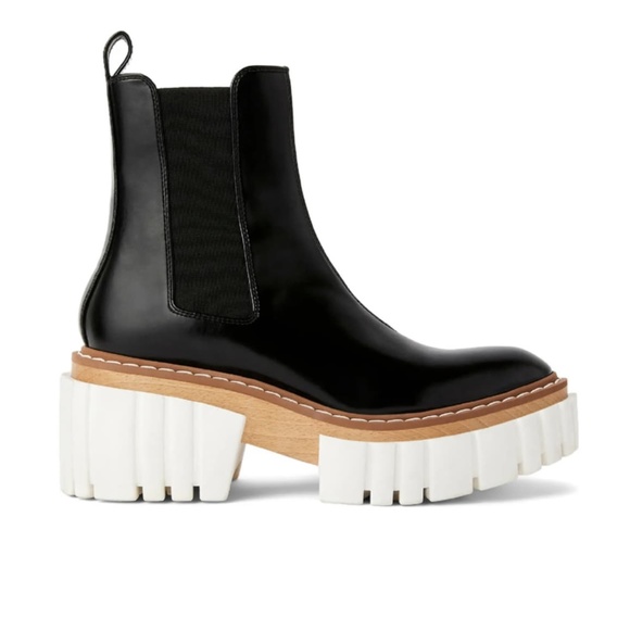 New Authentic STELLA MCCARTNEY Emilie Platform Chelsea Boot - Picture 2 of 8